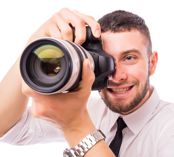 تعلم التصوير الفوتوغرافي شخص يقوم بالتصوير في كاميرا فوتوغرافية